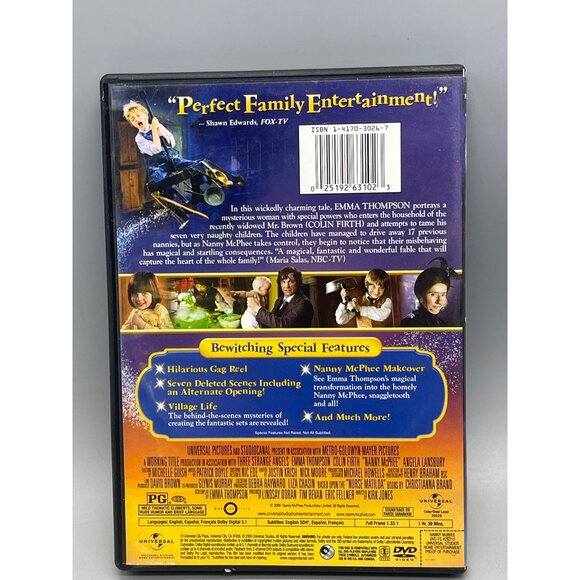 Nanny McPhee DVD Universal Studios 2005 English Full Screen Rated PG READ - Picture 2 of 7